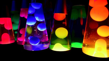 New LAVA LAMP METAL BASE 37CM LIGHT/NIGHT LIGHT/ GIFT