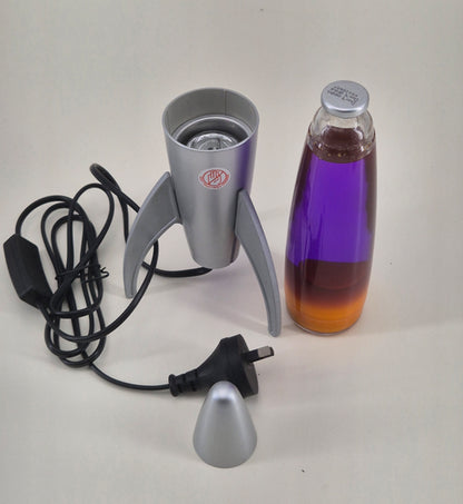 New LAVA LAMP METAL BASE 37CM LIGHT/NIGHT LIGHT/ GIFT