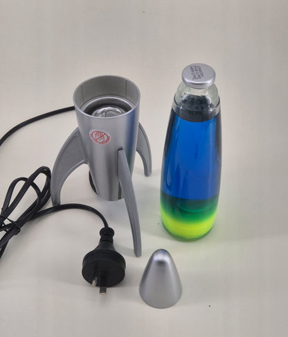 New LAVA LAMP METAL BASE 37CM LIGHT/NIGHT LIGHT/ GIFT