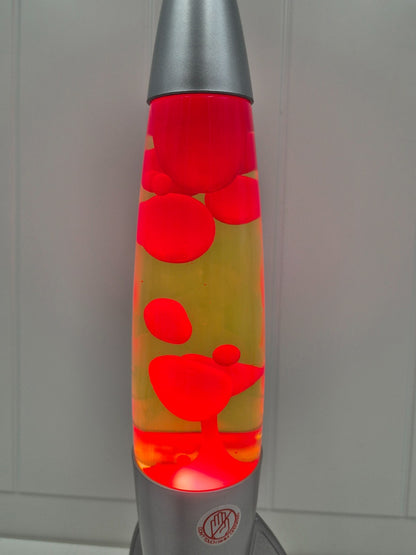 New LAVA LAMP METAL BASE 37CM LIGHT/NIGHT LIGHT/ GIFT