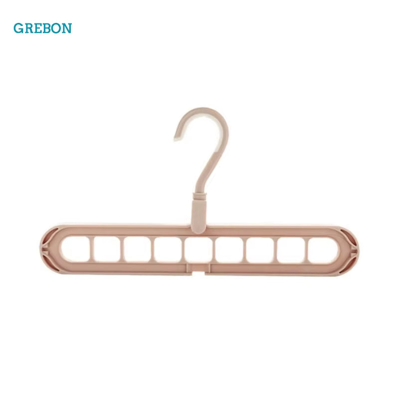 Multifunction Clothes Hanger Organizer Smart Rack Coat Hanger Space Saving Magic Hanger for Clothe Velvet Clothes Storage 9 Hole