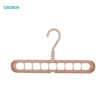 Multifunction Clothes Hanger Organizer Smart Rack Coat Hanger Space Saving Magic Hanger for Clothe Velvet Clothes Storage 9 Hole
