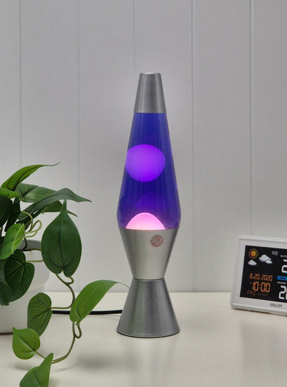 New LAVA LAMP METAL BASE 37CM LIGHT/NIGHT LIGHT/ GIFT